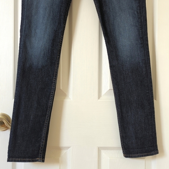 Hudson Collin Classic Low Rise Dark Wash Flap Pocket Denim Skinny Jeans 26 - Picture 3 of 16